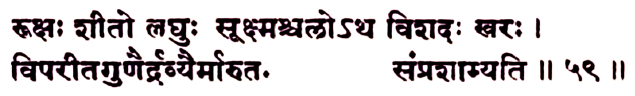 Ayurvedic text